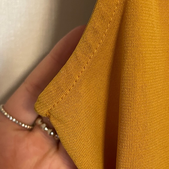 Dream Mustard Yellow Tank Top Snap Closure Bodysuit - Picture 7 of 9